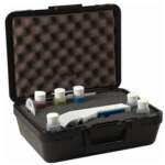Hard foam-lined protective carry case with Standard/Buffer Solutions PKD