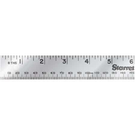 Starrett MS-2 Aluminum Straight Edge Meter Stick 39.37 Length