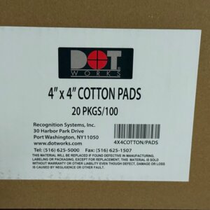 Dot Works 4"x4" Cotton Pads (Webril 4x4 Handi Pad Clone)